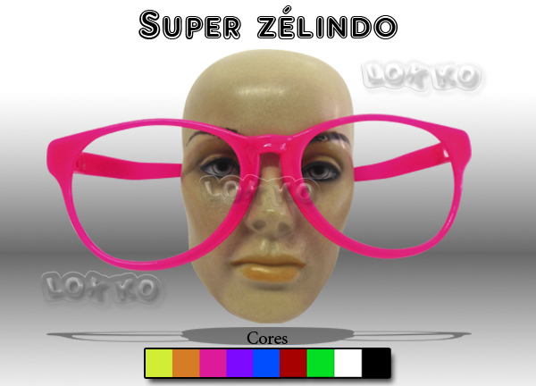 Óculos de festa super zélindo
